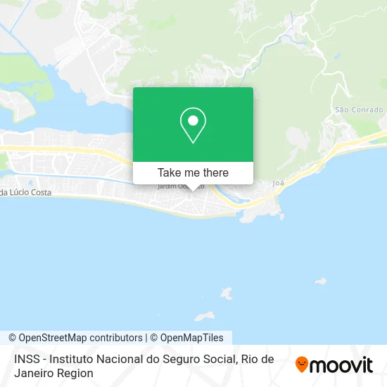 INSS - Instituto Nacional do Seguro Social map