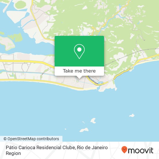 Mapa Pátio Carioca Residencial Clube