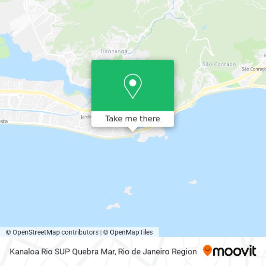 Kanaloa Rio SUP Quebra Mar map