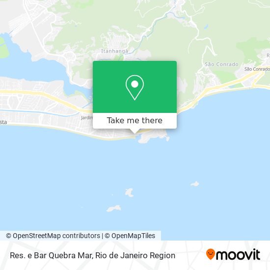 Res. e Bar Quebra Mar map