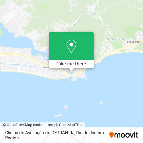 Cliníca de Avaliação do DETRAN-RJ map