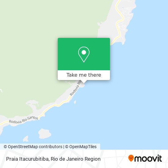 Praia Itacurubitiba map