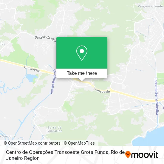 Centro de Operações Transoeste Grota Funda map