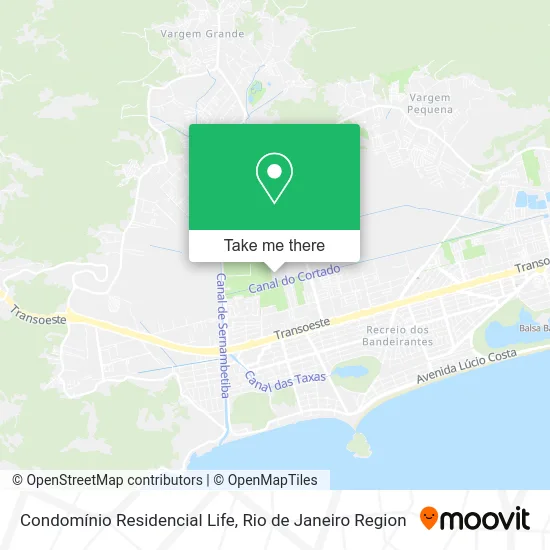 Condomínio Residencial Life map