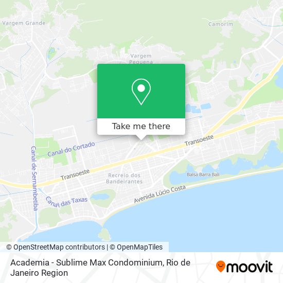 Mapa Academia - Sublime Max Condominium