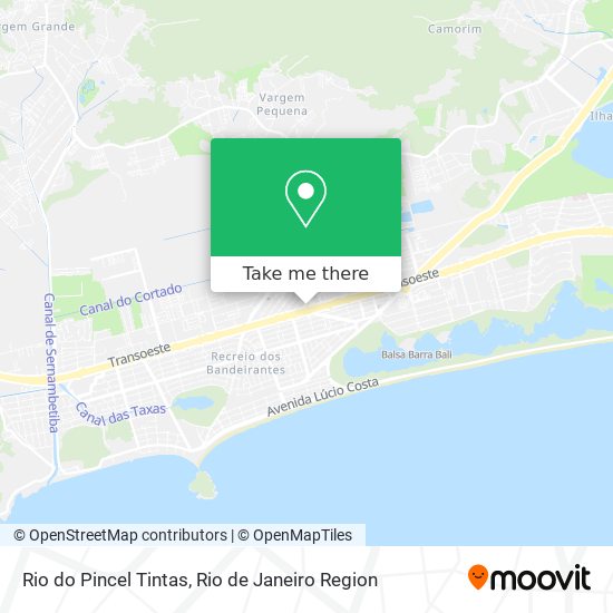 Rio do Pincel Tintas map