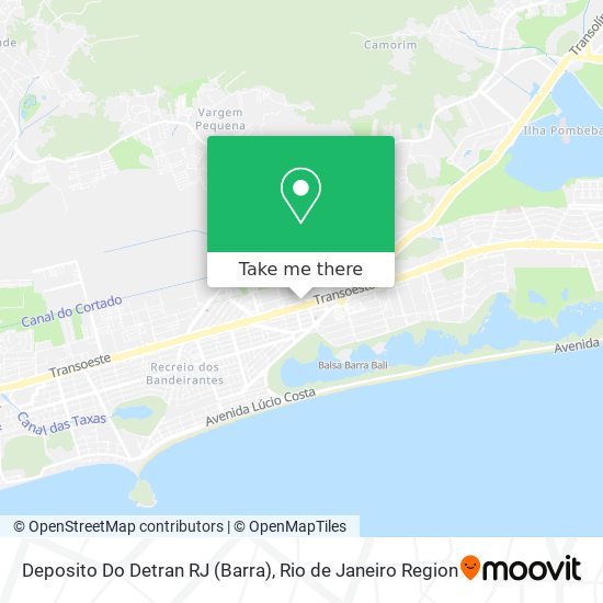 Mapa Deposito Do Detran RJ (Barra)