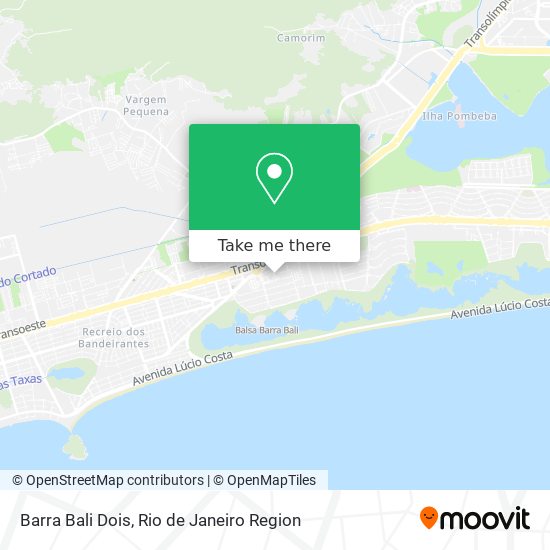 Barra Bali Dois map