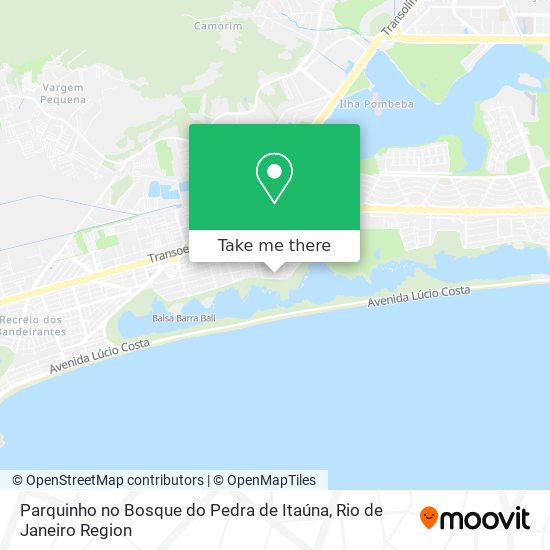 Mapa Parquinho no Bosque do Pedra de Itaúna
