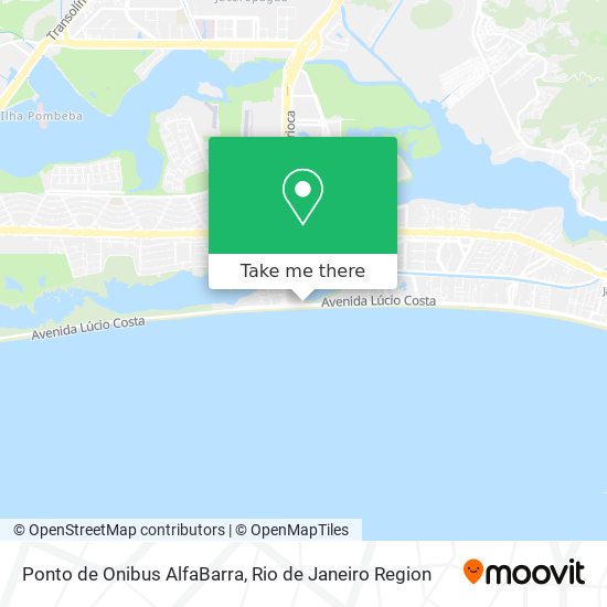 Mapa Ponto de Onibus AlfaBarra