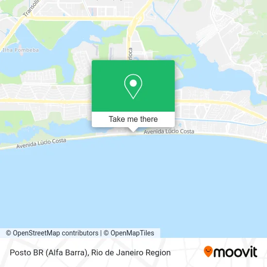 Posto BR (Alfa Barra) map