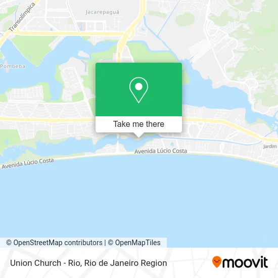 Union Church - Rio map