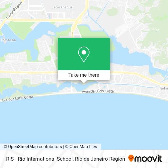 RIS - Rio International School map