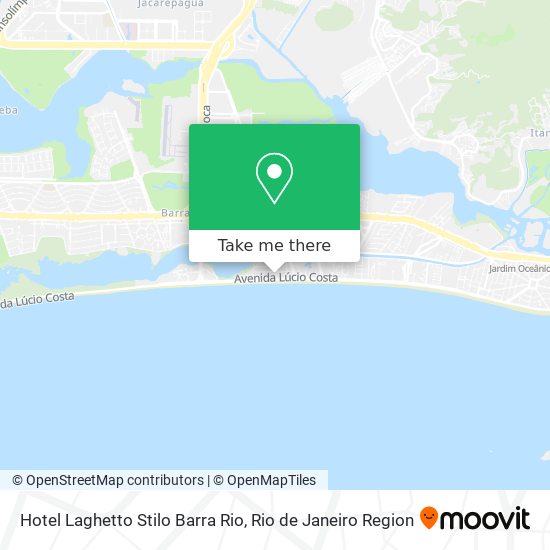 Mapa Hotel Laghetto Stilo Barra Rio