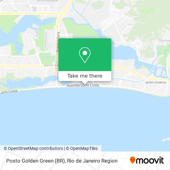 Mapa Posto Golden Green (BR)