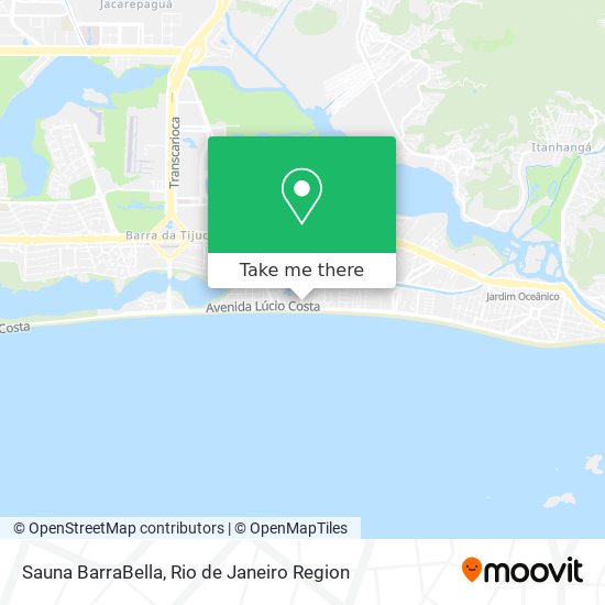 Mapa Sauna BarraBella