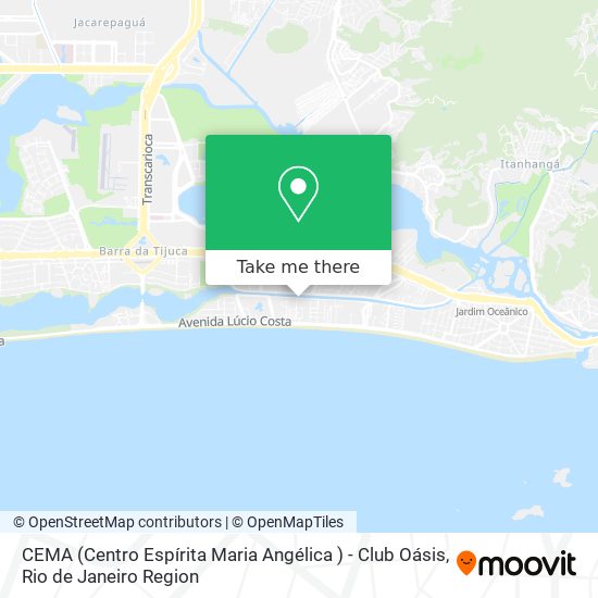 Mapa CEMA (Centro Espírita Maria Angélica ) - Club Oásis