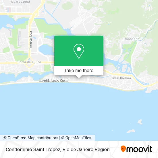 Condominio Saint Tropez map