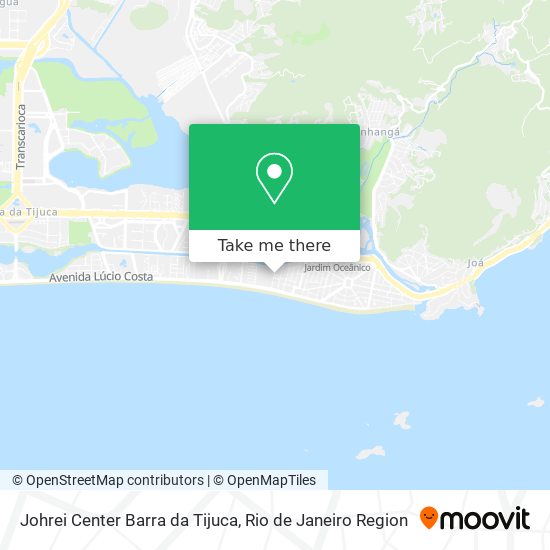 Johrei Center Barra da Tijuca map