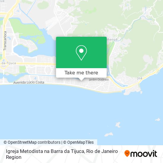 Igreja Metodista na Barra da Tijuca map