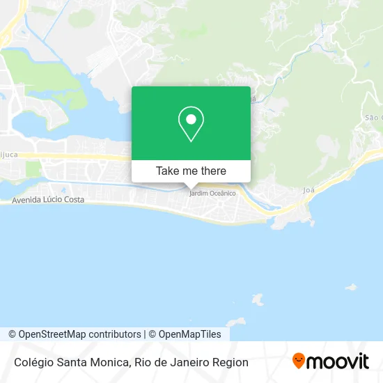 Colégio Santa Monica map