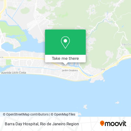 Mapa Barra Day Hospital