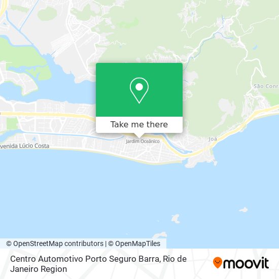 Mapa Centro Automotivo Porto Seguro Barra