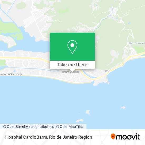 Hospital CardioBarra map