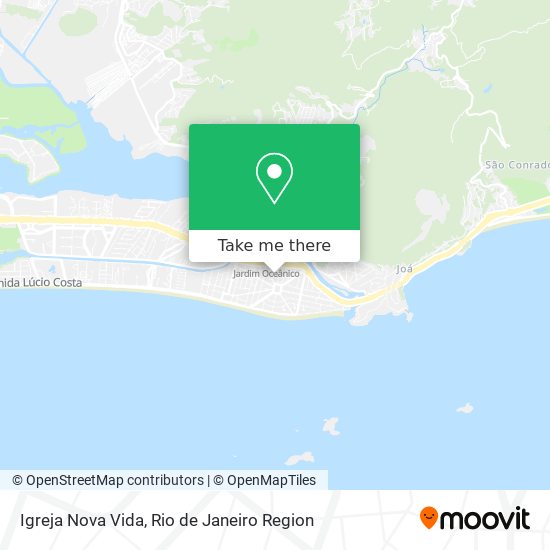 Mapa Igreja Nova Vida