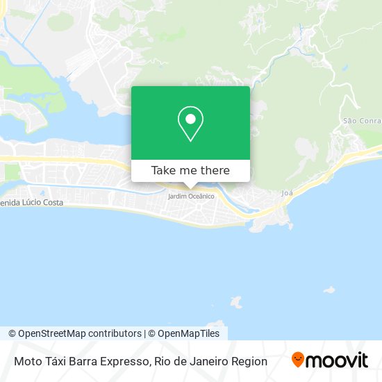 Moto Táxi Barra Expresso map