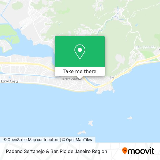 Padano Sertanejo & Bar map