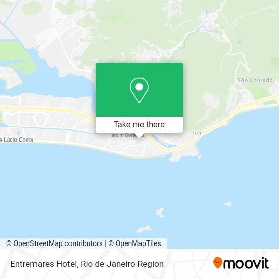 Entremares Hotel map