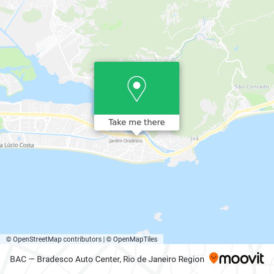 Mapa BAC — Bradesco Auto Center