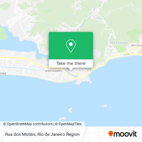 Rua dos Motéis map