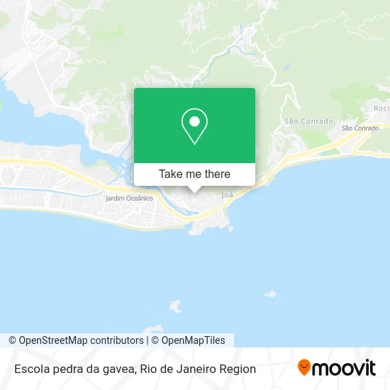 Escola pedra da gavea map