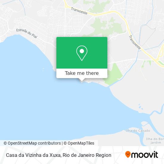 Casa da Vizinha da Xuxa map