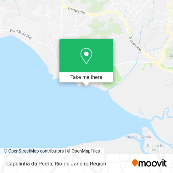 Capelinha da Pedra map