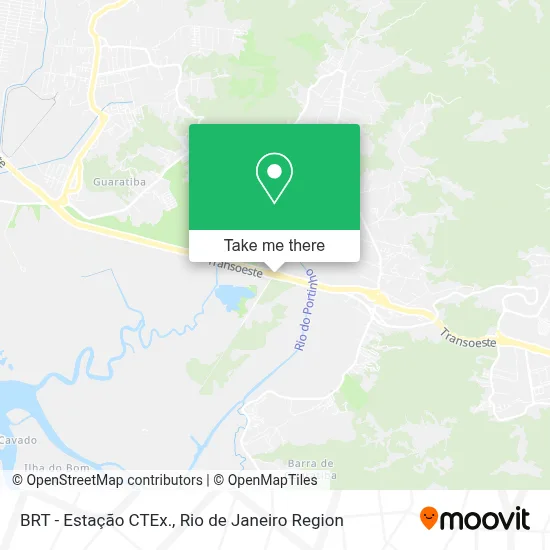 BRT - Estação CTEx. map