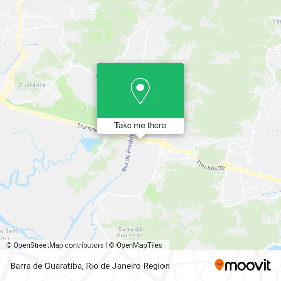 Barra de Guaratiba map