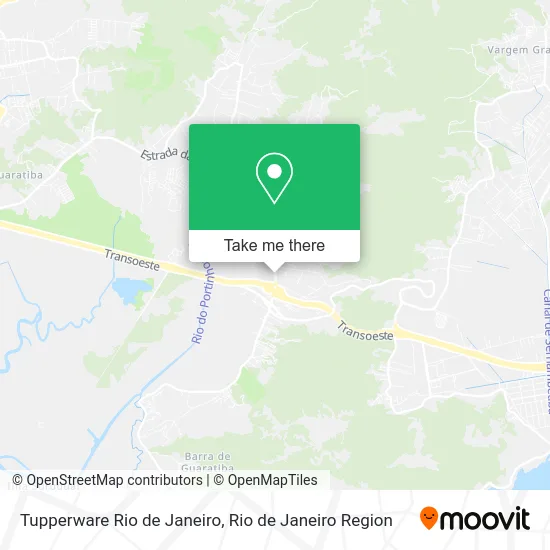 Tupperware Rio de Janeiro map