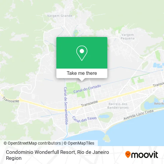 Condomínio Wonderfull Resort map