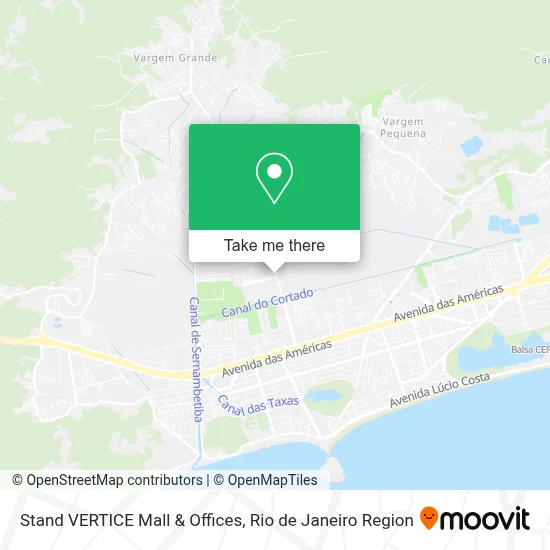 Stand VERTICE Mall & Offices map