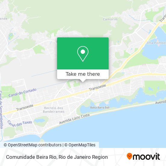 Comunidade Beira Rio map