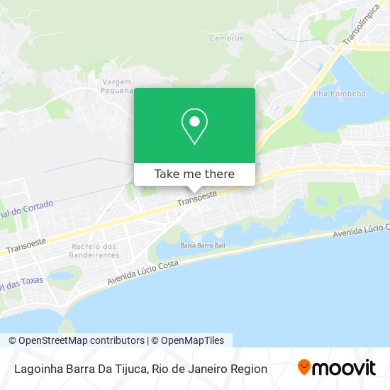 Lagoinha Barra Da Tijuca map