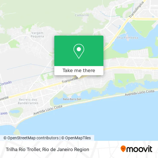 Trilha Rio Troller map