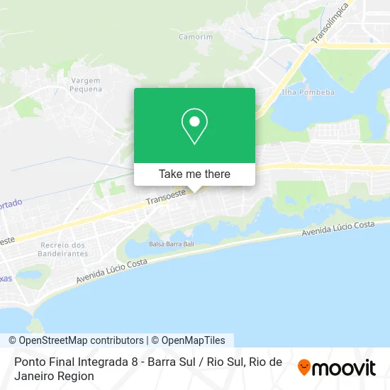 Ponto Final Integrada 8  - Barra Sul / Rio Sul map