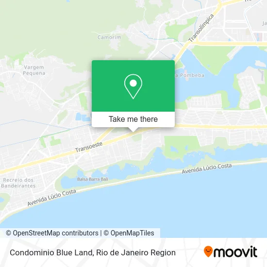 Condominio Blue Land map