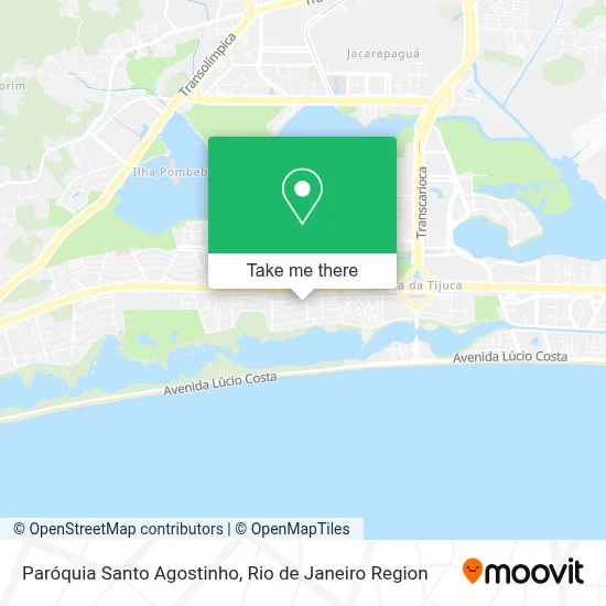 Paróquia Santo Agostinho map