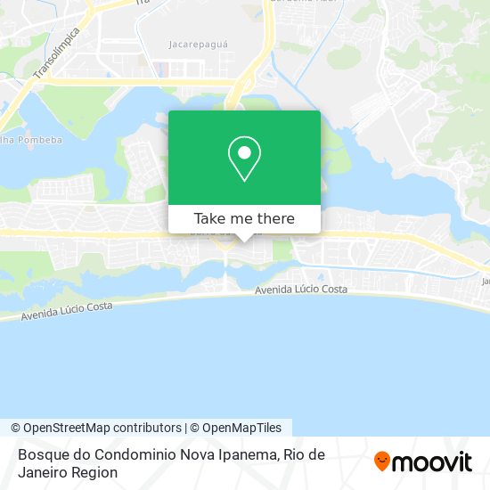 Bosque do Condominio Nova Ipanema map