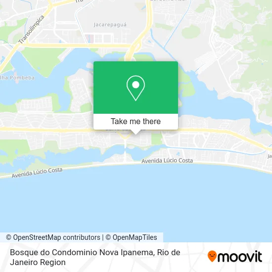 Bosque do Condominio Nova Ipanema map